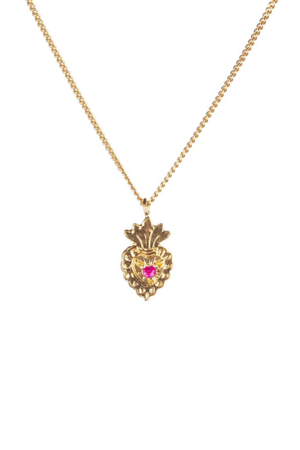 Mini Mexican Heart Necklace