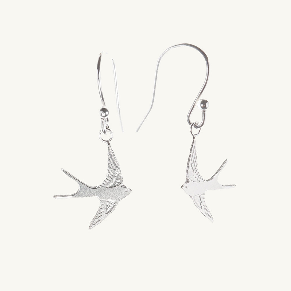 Swallow Drop Earrings