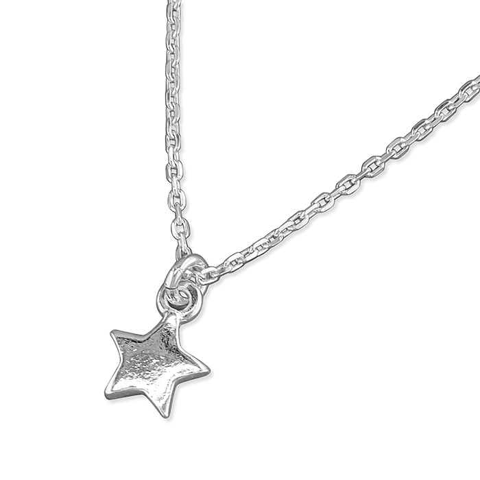 Small Star Necklace, Adjustable 41–45 cm