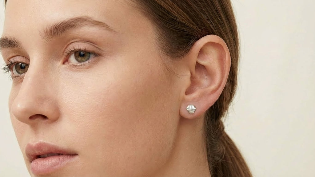 Shell Stud Earrings