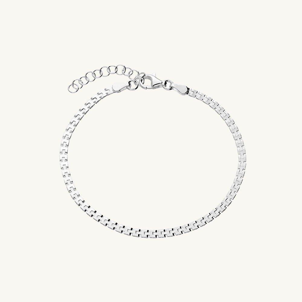 Panther Chain Bracelet with Extender, 17 cm + 3 cm