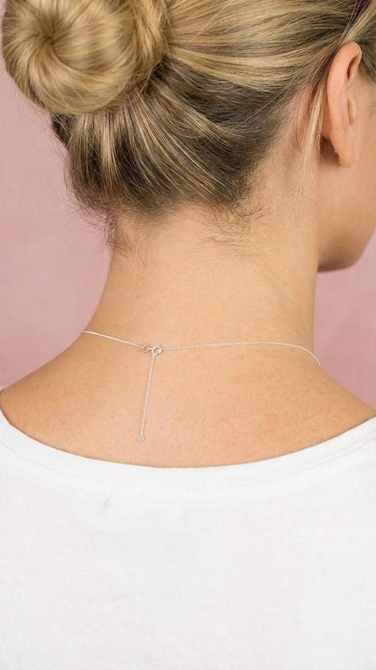 Cubic Zirconia New Journeys Compass Pendant with Adjustable Chain (46/51 cm)