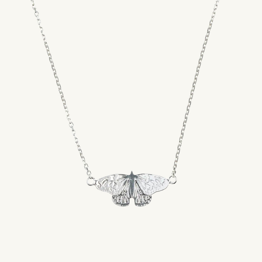 Butterfly Pendant In Sterling Silver And Goldplate