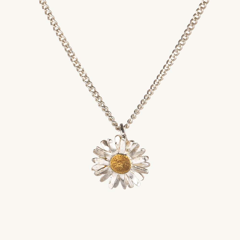 Daisy Flower Head Necklace