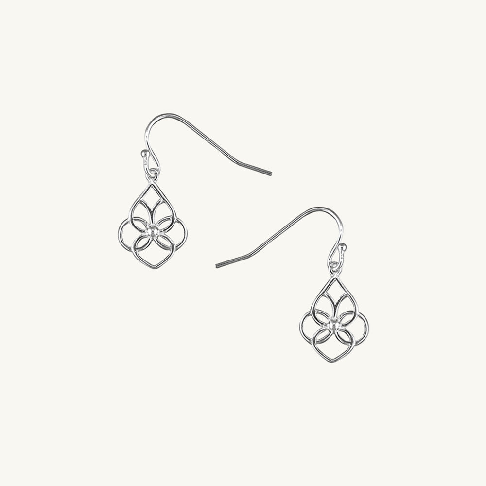 Openwork Drop Earrings