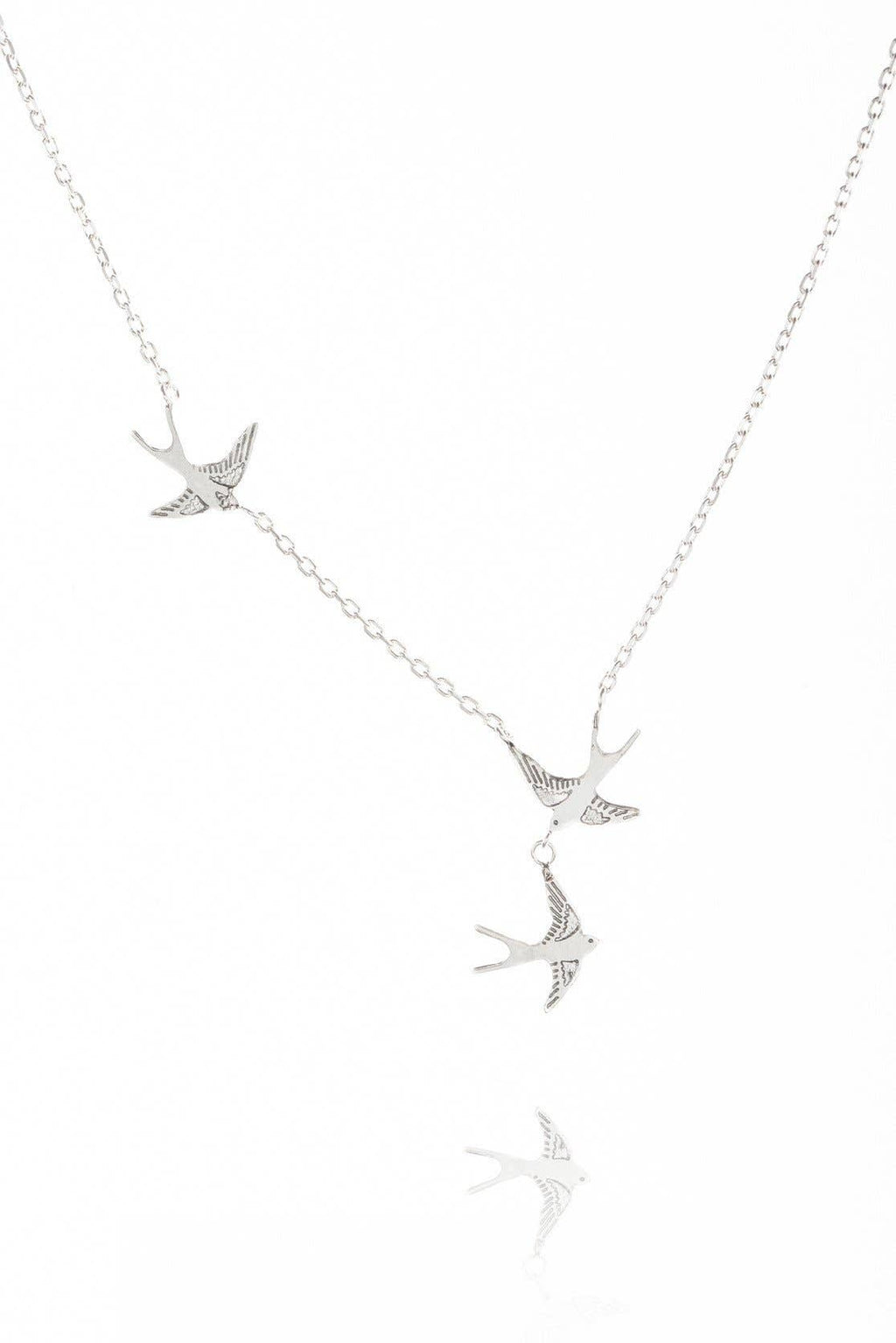 Three Swallows Necklace