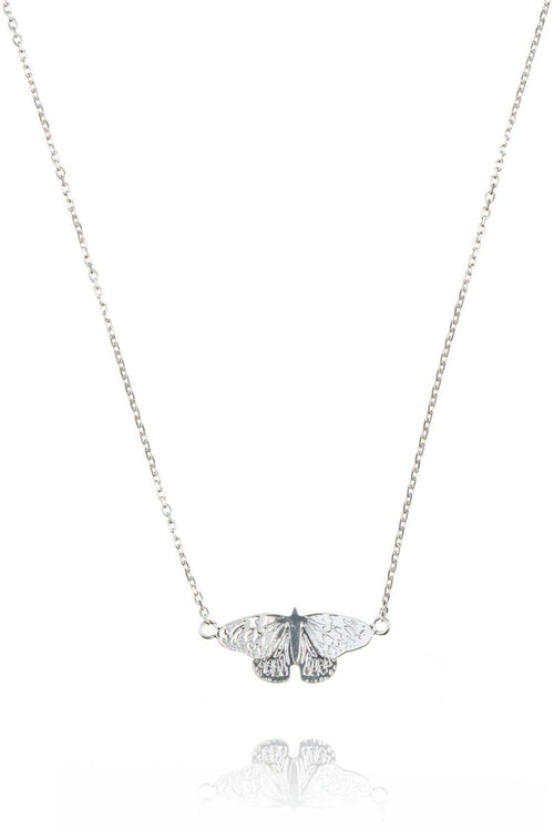 Butterfly Pendant In Sterling Silver And Goldplate