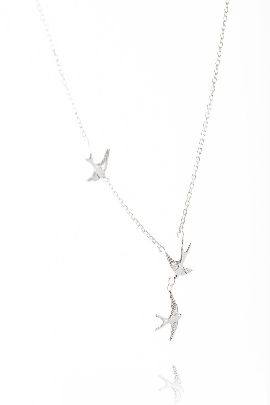 Three Swallows Necklace