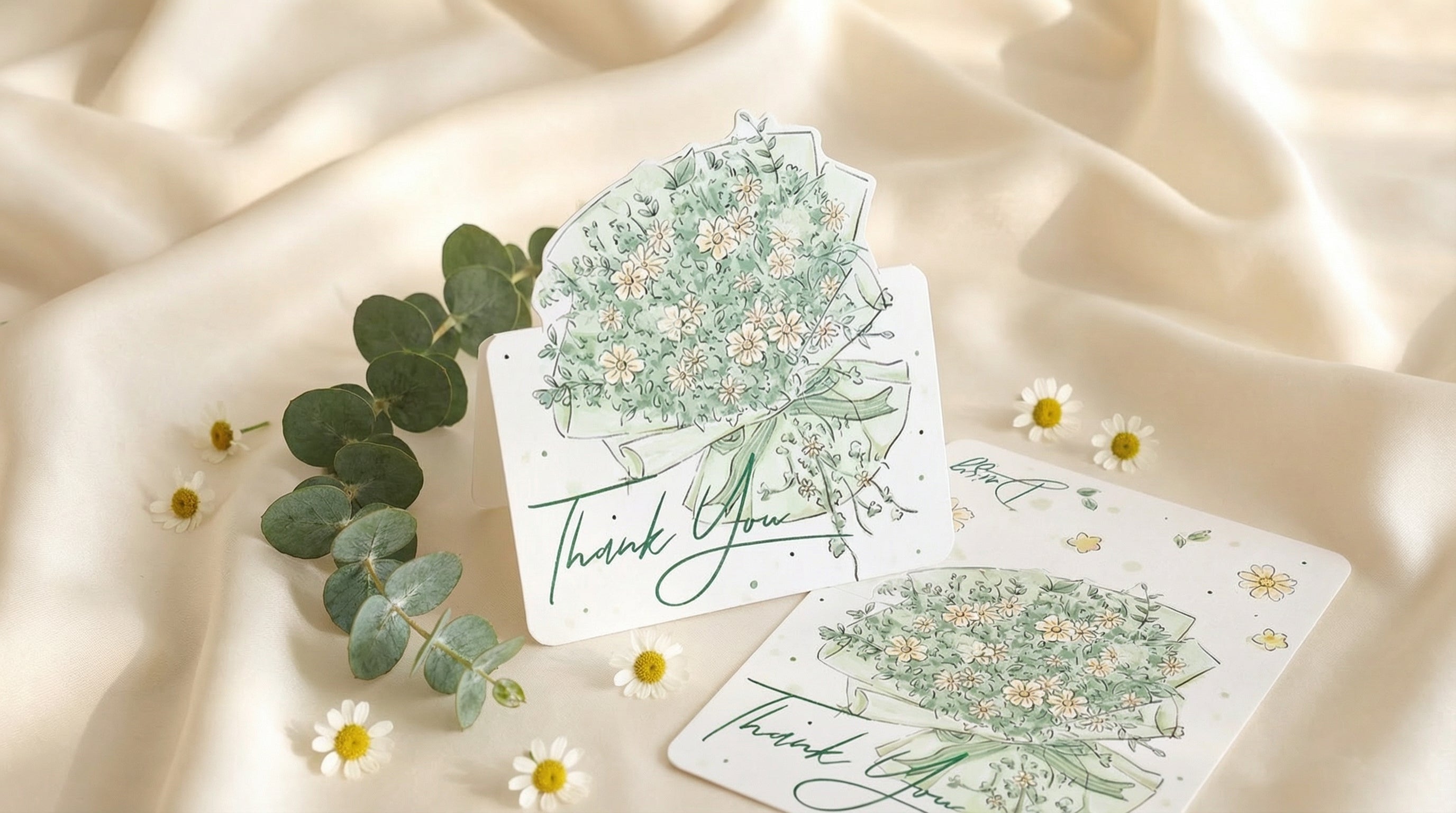 Thank You Card - Daisy
