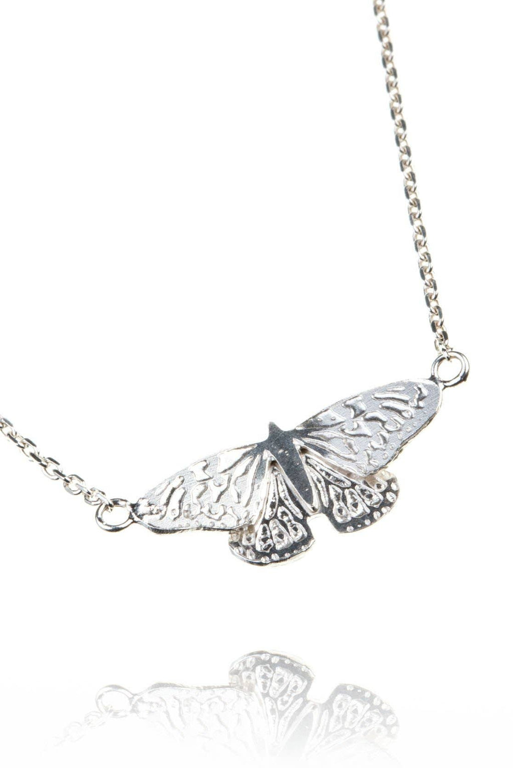 Butterfly Pendant In Sterling Silver And Goldplate