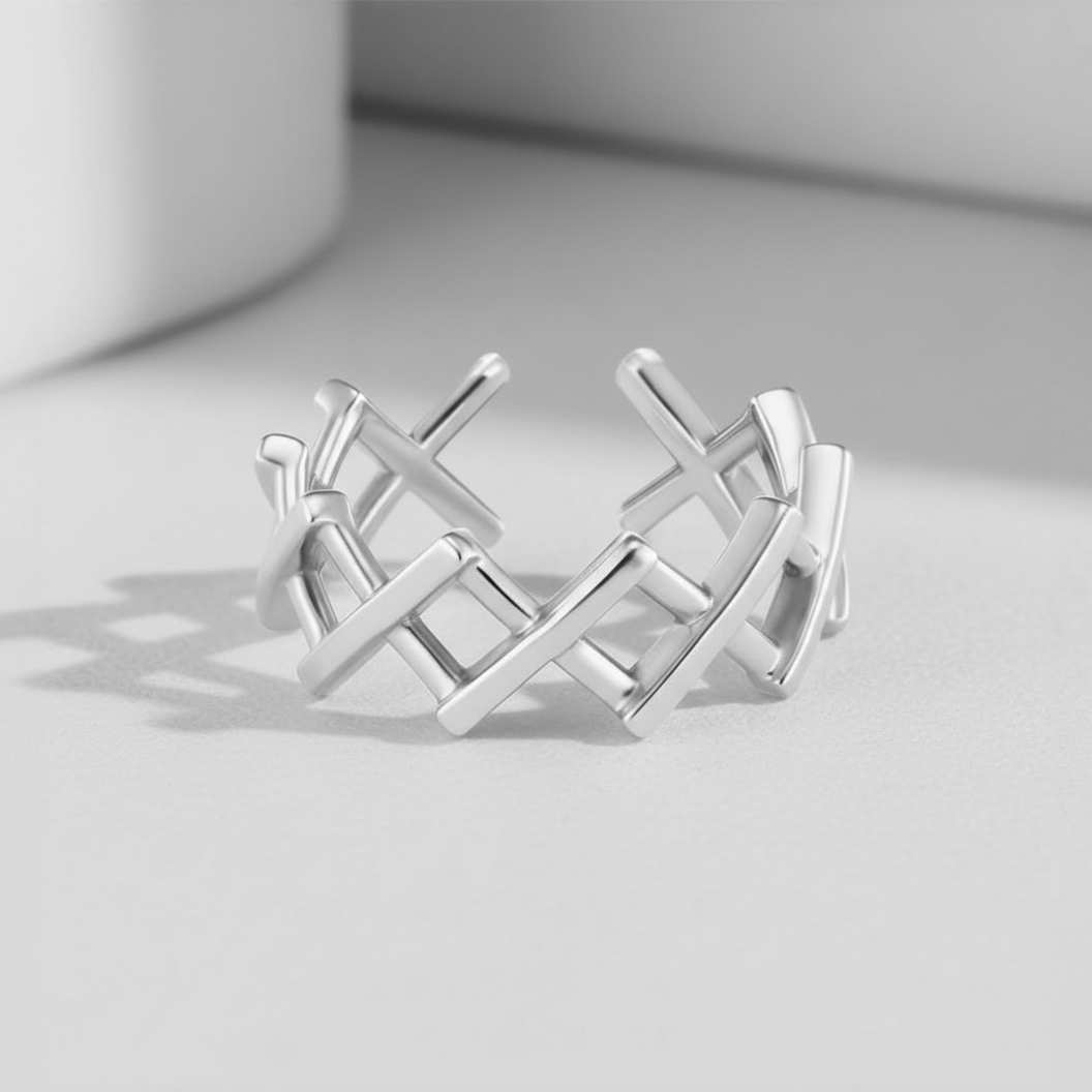 Criss-Cross Open Ring